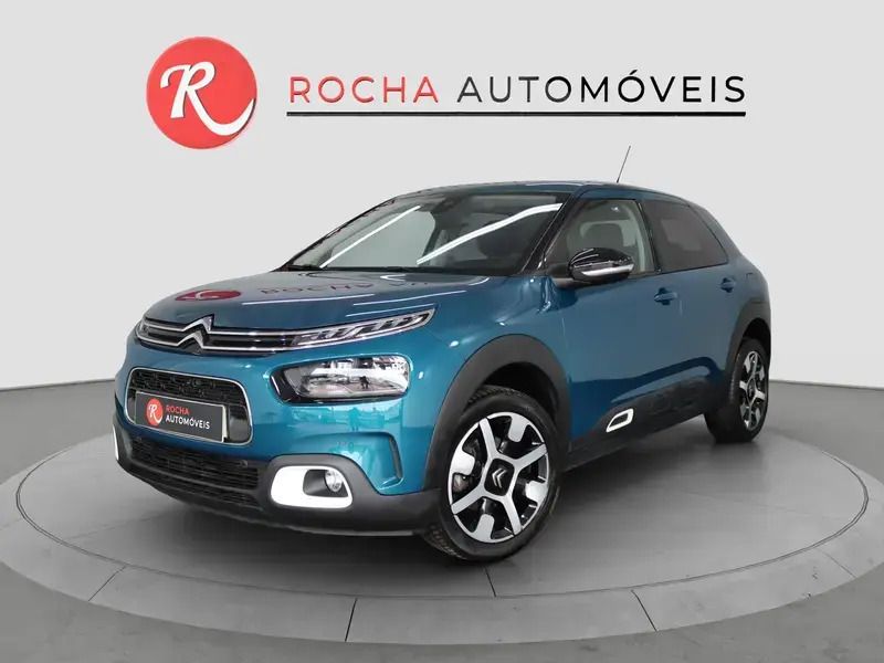 Azul Usado 2018 Citroën C4 Cactus PureTech Citadino | € 12.490 (Preço justo) - Imagem 1/4