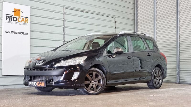 Preto Usado 2008 Peugeot 308 Carrinha | € 5.750 (Preço elevado) - Imagem 1/4