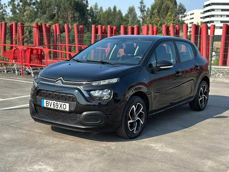 Preto Usado 2021 Citroën C3 Feel Citadino | € 11.990 (Bom preço) - Imagem 1/4