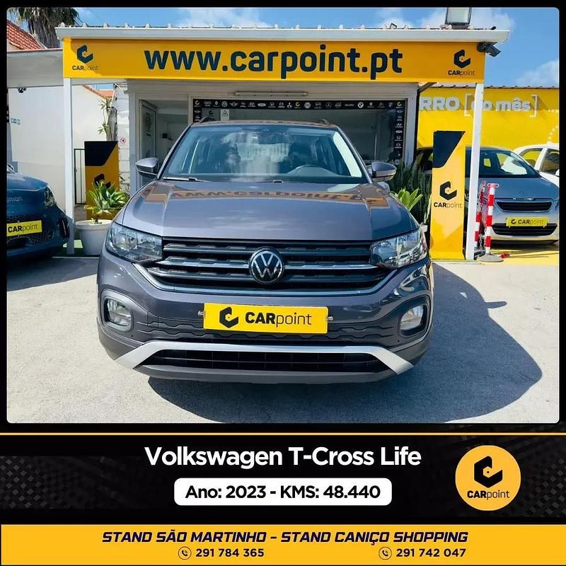 Cinzento Usado 2023 VW T-Cross Life SUV | € 22.900 (Caro) - Imagem 1/4