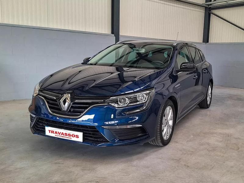 Azul Usado 2021 Renault Mégane GrandTour LIMITED Carrinha | € 14.900 (Preço justo) - Imagem 1/4