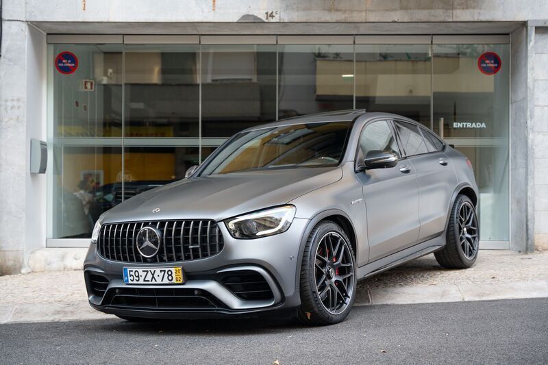 Cinzento Usado 2020 Mercedes GLC63 AMG AMG SUV | € 101.900 - Imagem 1/4