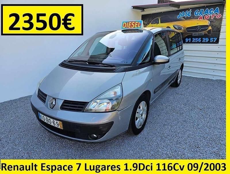 Cinzento Usado 2003 Renault Grand Espace Monovolume | € 2.350 - Imagem 1/4