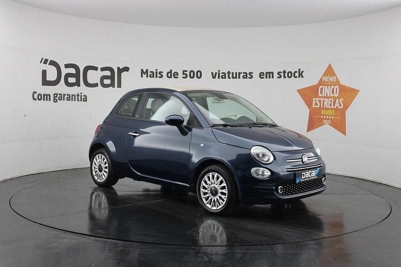 Azul Usado 2020 Fiat 500 Lounge Citadino | € 10.099 (Bom preço) - Imagem 1/4