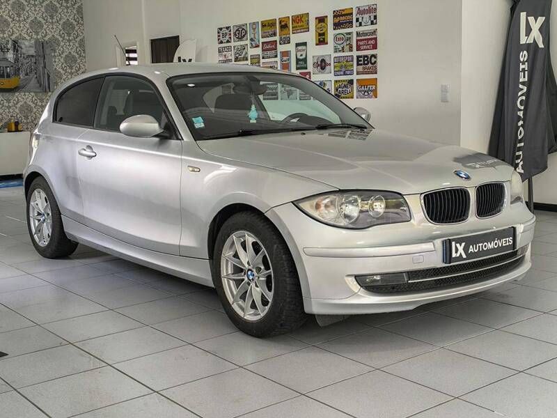 Cinzento Usado 2008 BMW 118 Citadino | € 7.900 (Super Preço) - Imagem 1/4