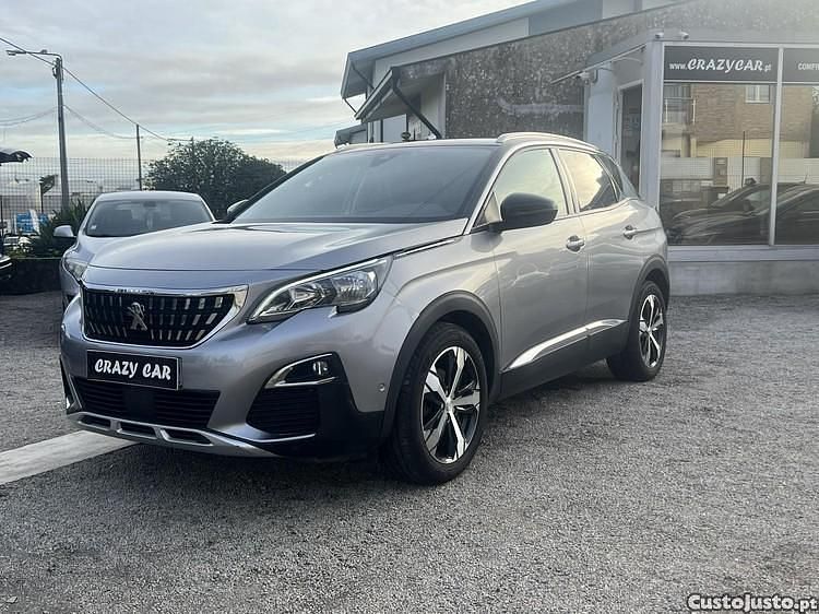 Cinza Usado 2018 Peugeot 3008 Allure SUV | € 19.500 (Preço justo) - Imagem 1/1