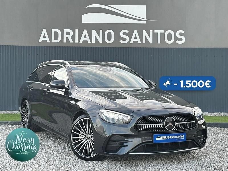 Cinza Usado 2022 Mercedes E300 AMG line Carrinha | € 37.400 (Preço justo) - Imagem 1/4