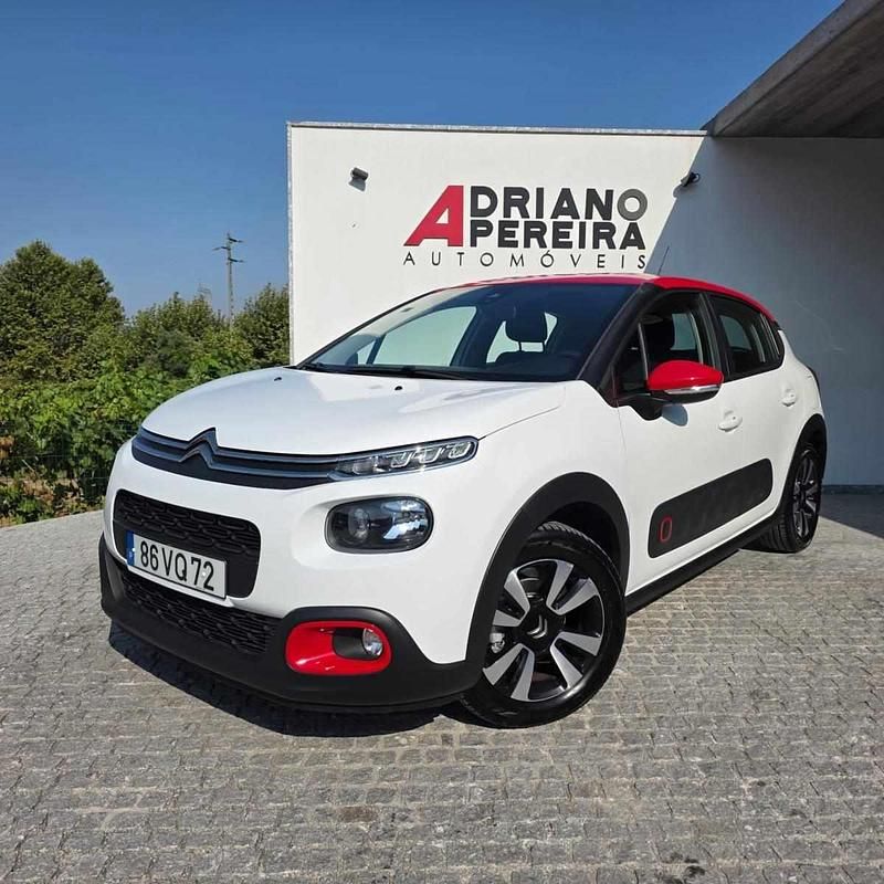 Branco Usado 2018 Citroën C3 Feel Citadino | € 12.990 (Preço justo) - Imagem 1/4