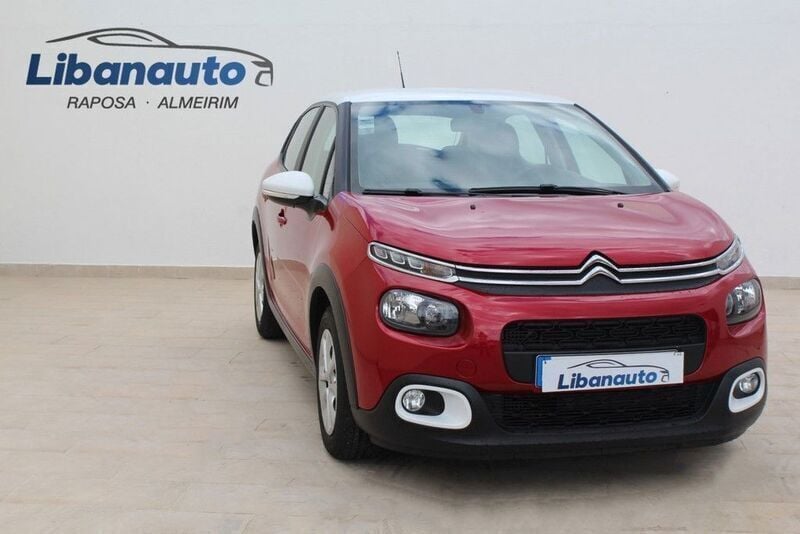 Vermelho Usado 2019 Citroën C3 Feel Citadino | € 14.900 (Preço elevado) - Imagem 1/4