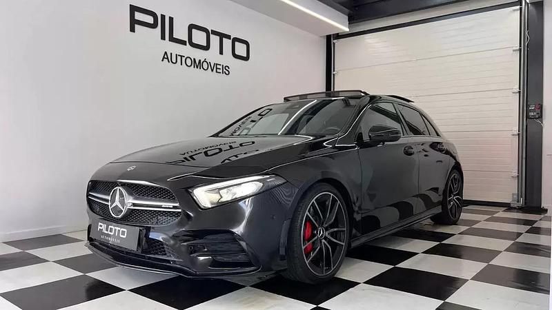Preto Usado 2019 Mercedes A35 AMG Advanced Plus | € 39.990 - Imagem 1/4