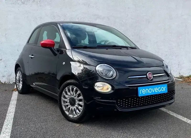 Preto Usado 2020 Fiat 500 Lounge Citadino | € 11.490 (Preço justo) - Imagem 1/4