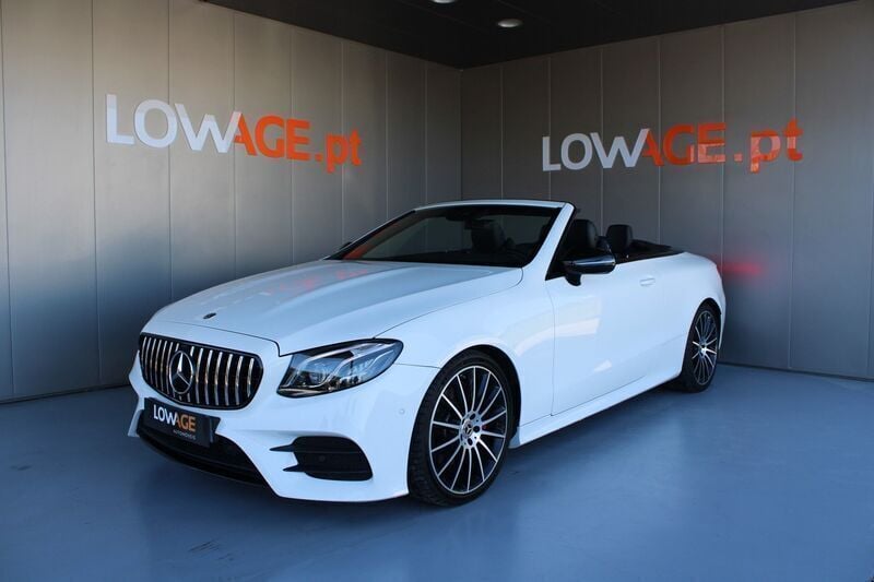 Branco Usado 2018 Mercedes E220 AMG line Cabrios | € 46.490 (Preço justo) - Imagem 1/4