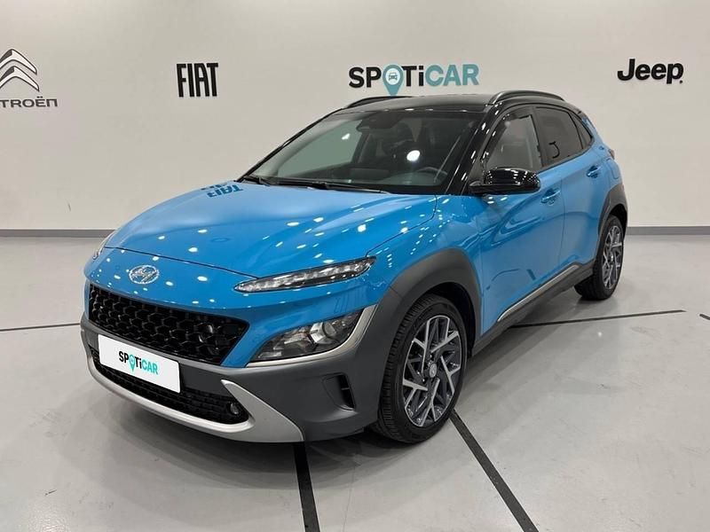 Azul Usado 2022 Hyundai Kauai Premium SUV | € 22.500 - Imagem 1/4