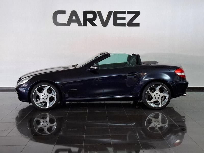 Usado Mercedes SLK200 163 HP (119 kW) 2005 Azul Cabrios