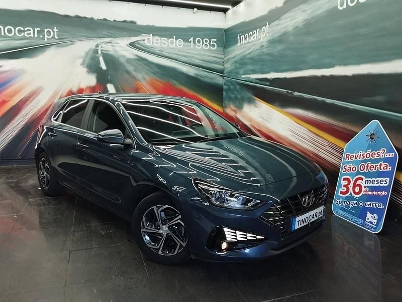 Azul Usado 2021 Hyundai i30 | € 16.699 (Preço justo) - Imagem 1/4