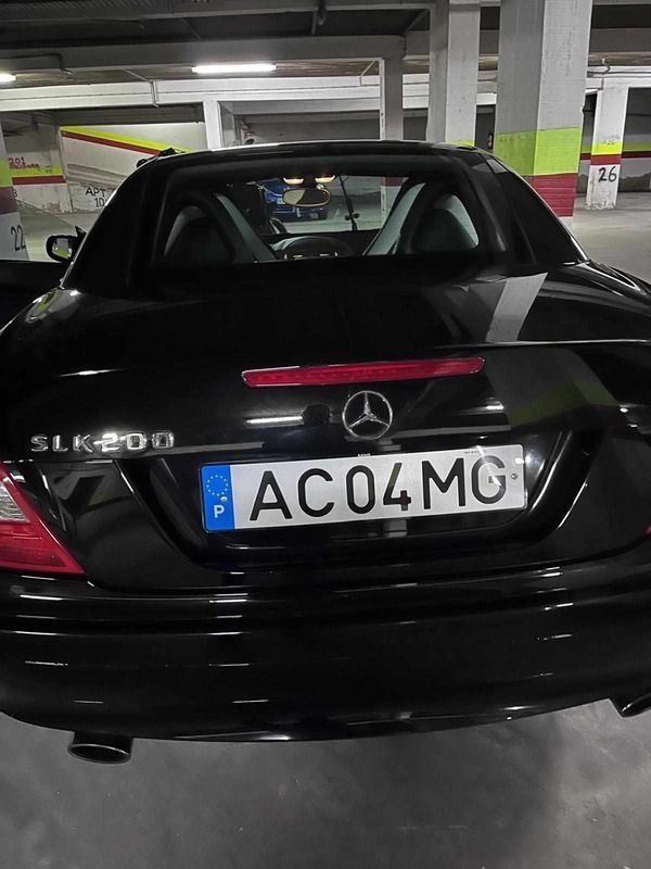 Preto Usado 2007 Mercedes SLK200 Cabrios | € 16.000 (Preço justo) - Imagem 1/4