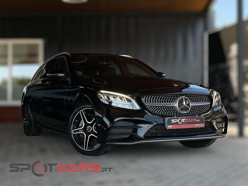 Preto Usado 2020 Mercedes C300 AMG line Carrinha | € 31.890 (Bom preço) - Imagem 1/4