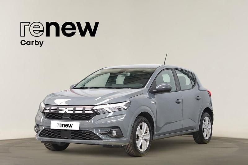 Cinzento Usado 2024 Dacia Sandero Expression Citadino | € 16.490 (Bom preço) - Imagem 1/4