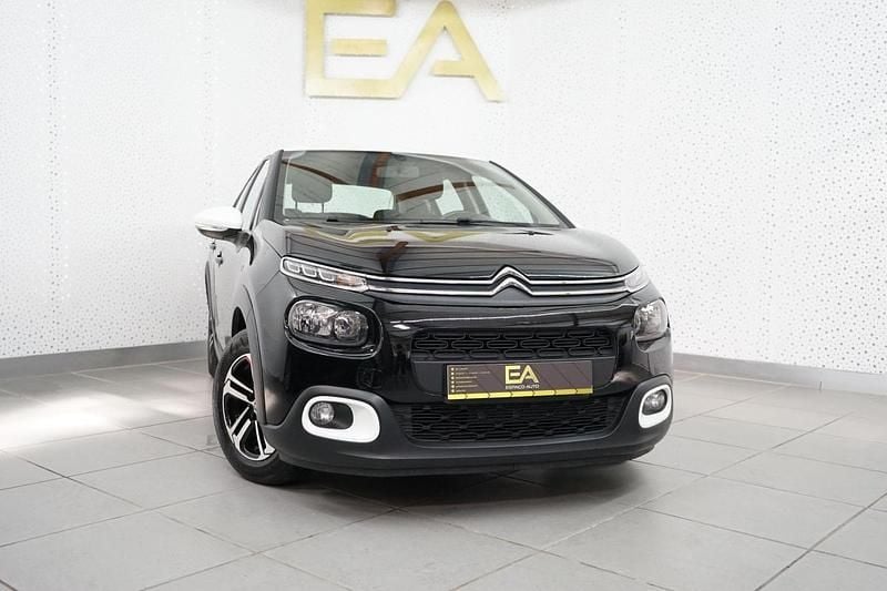 Preto Usado 2017 Citroën C3 Feel Citadino | € 10.980 (Preço justo) - Imagem 1/4