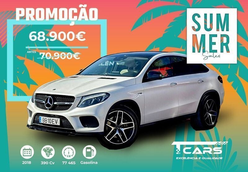 Branco Usado 2018 Mercedes GLE43 AMG AMG SUV | € 70.900 - Imagem 1/4
