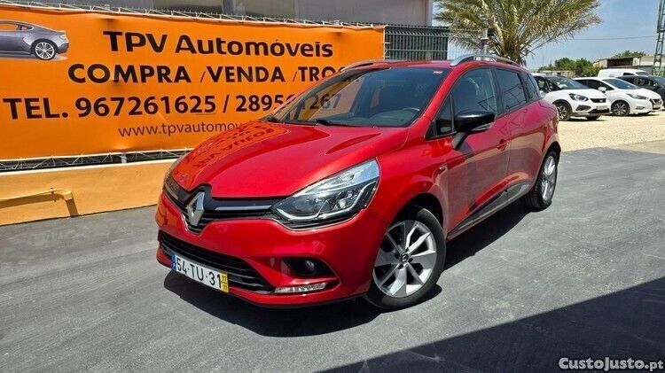 Vermelho Usado 2017 Renault Clio GrandTour LIMITED Carrinha | € 9.950 (Preço justo) - Imagem 1/1