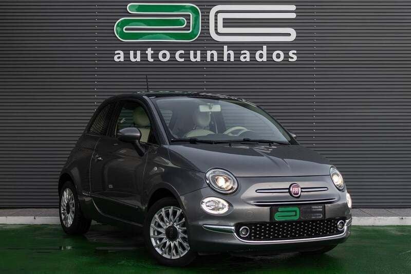 Cinzento Usado 2016 Fiat 500 Lounge Citadino | € 9.950 (Preço justo) - Imagem 1/4