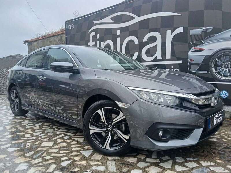 Cinza Usado 2018 Honda Civic Sport Sedan | € 21.990 (Preço justo) - Imagem 1/4