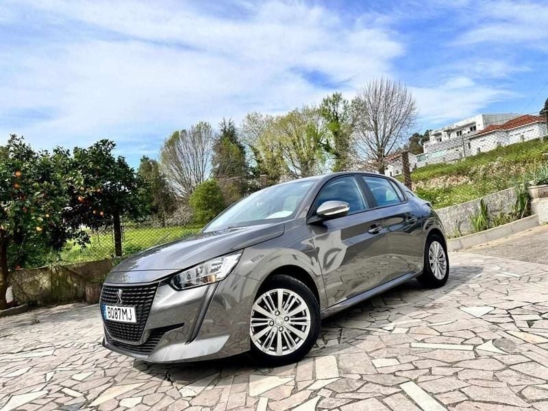 Cinza Usado 2020 Peugeot 208 Citadino | € 12.850 (Bom preço) - Imagem 1/4
