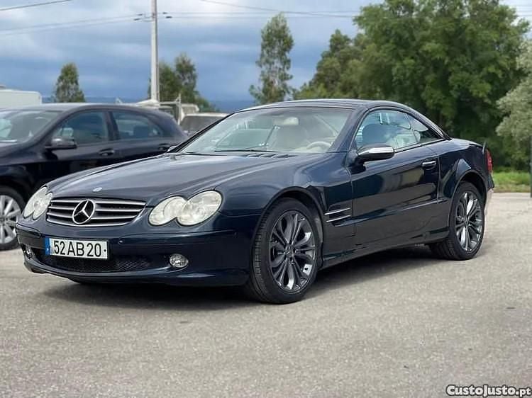 Usado Mercedes SL350 245 HP (180 kW) 2005 Preto Cabrios
