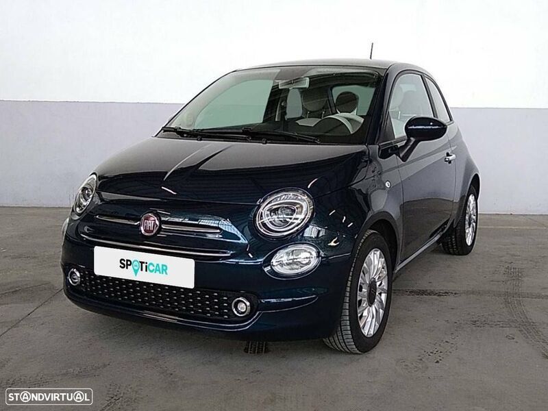 Azul Usado 2020 Fiat 500 Lounge Citadino | € 14.990 (Preço elevado) - Imagem 1/4