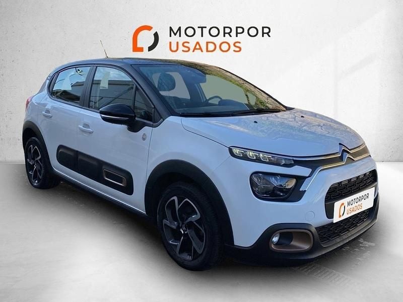 Branco Usado 2022 Citroën C3 PureTech Citadino | € 11.900 (Bom preço) - Imagem 1/4