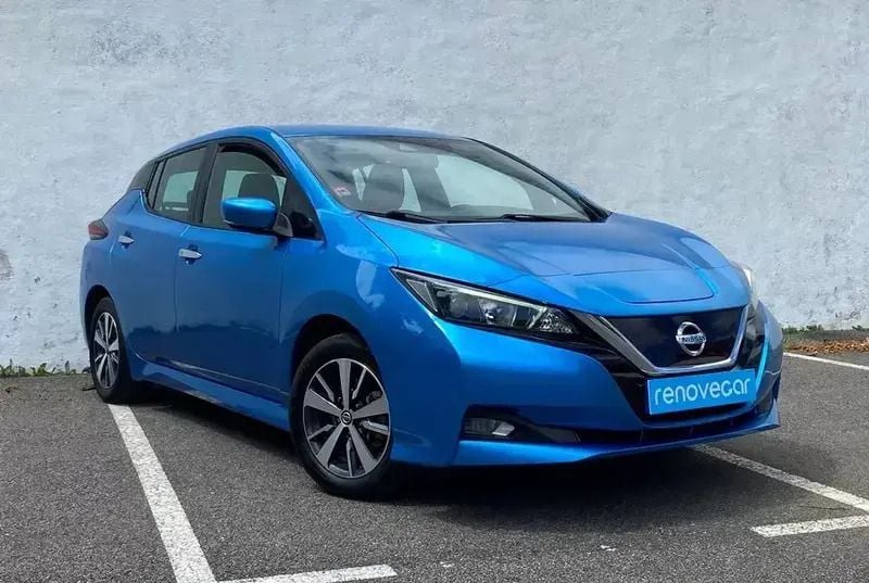 Azul Usado 2021 Nissan Leaf Acenta Citadino | € 14.890 (Super Preço) - Imagem 1/4
