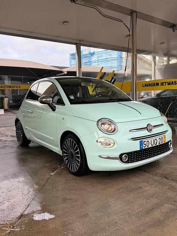 Verde Usado 2018 Fiat 500 Cabrios | € 11.500 (Preço justo) - Imagem 1/4