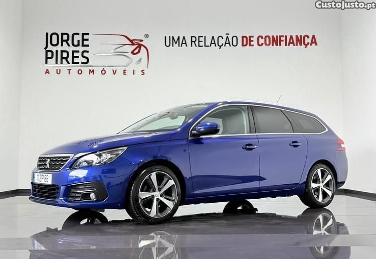 Azul Usado 2019 Peugeot 308 SW Allure Carrinha | € 13.990 (Bom preço) - Imagem 1/1