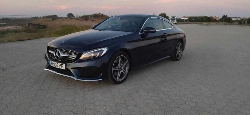 Azul Usado 2018 Mercedes C180 Coupé | € 32.500 - Imagem 1/4