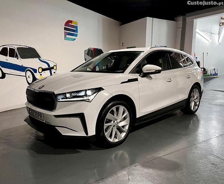 Branco Usado 2021 Skoda Enyaq iV SUV | € 24.990 (Bom preço) - Imagem 1/1