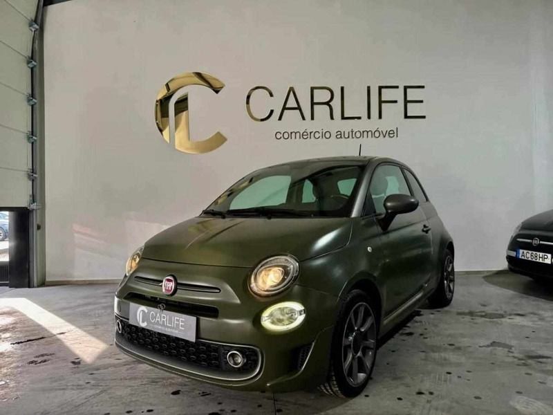 Verde Usado 2017 Fiat 500 Citadino | € 8.490 (Preço justo) - Imagem 1/4