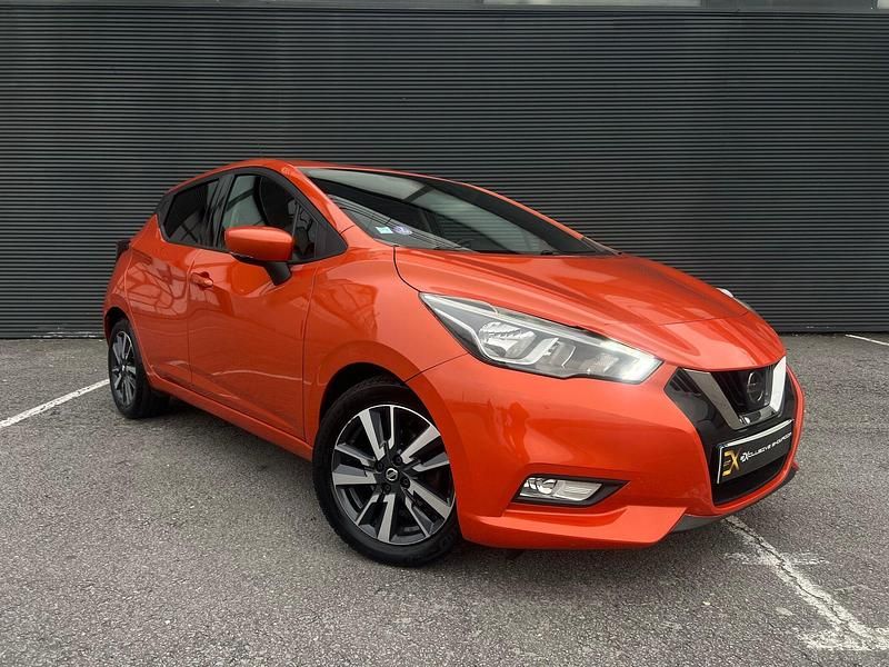 Usado Nissan Micra S 90 HP (66 kW) 2018 Laranja Citadino