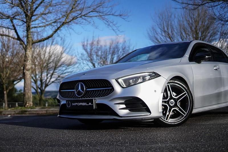 Usado Mercedes A180 AMG line 116 HP (85 kW) 2019 Cinza