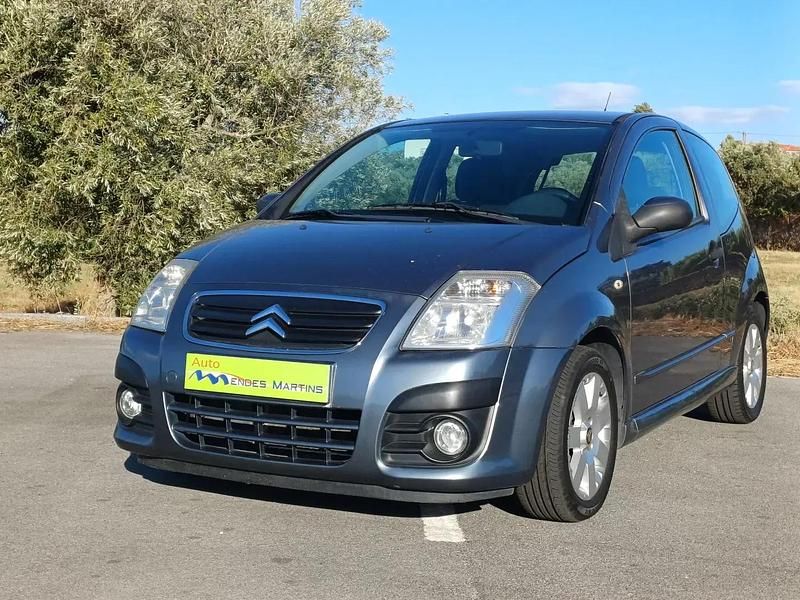 Cinzento platina Usado 2009 Citroën C2 VTR Sport Citadino | € 5.790 (Preço elevado) - Imagem 1/4