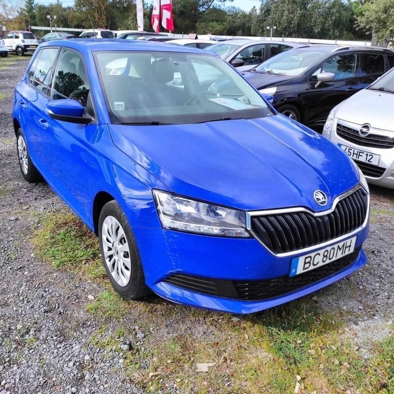 Azul Usado 2019 Skoda Fabia Active | € 11.690 (Bom preço) - Imagem 1/4