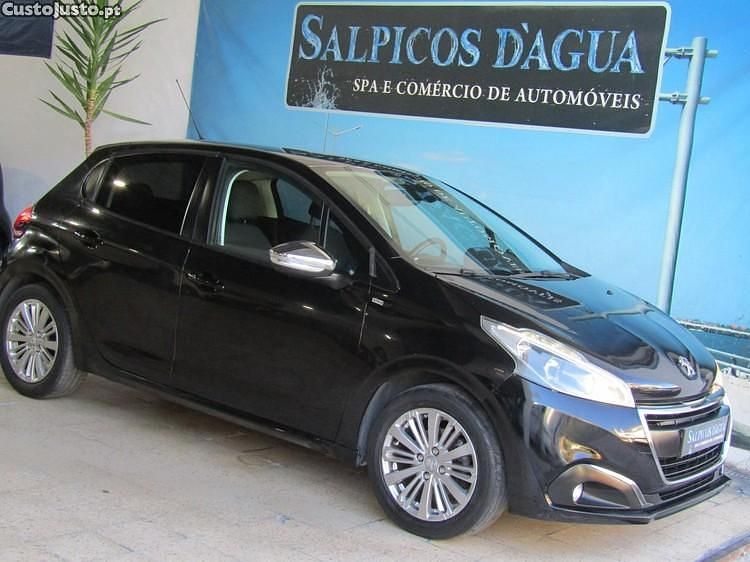 Preto Usado 2017 Peugeot 208 Style Citadino | € 8.480 (Preço justo) - Imagem 1/1