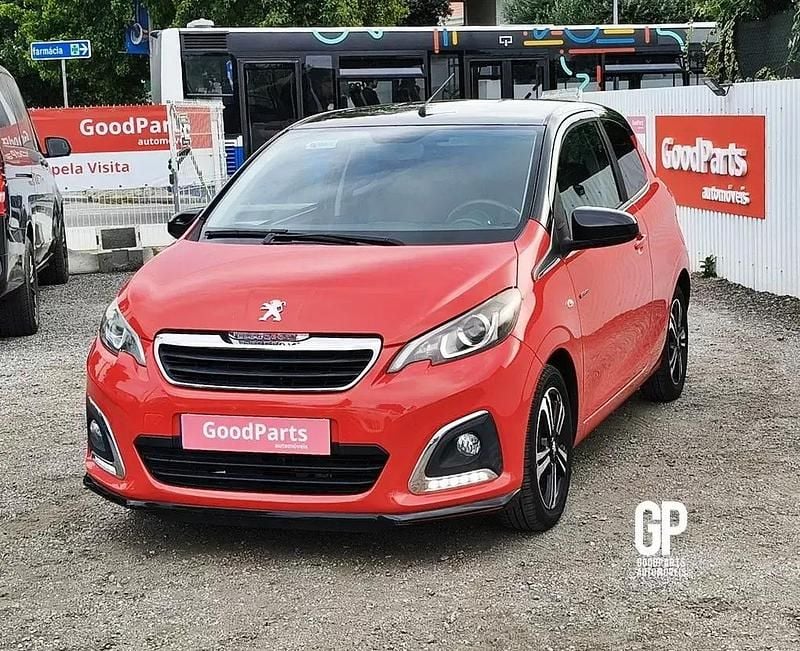 Vermelho Usado 2017 Peugeot 108 GT-line Citadino | € 9.900 (Preço elevado) - Imagem 1/4