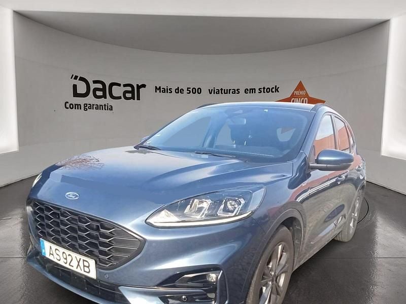 Azul Usado 2022 Ford Kuga Titanium SUV | € 20.999 (Preço justo) - Imagem 1/4