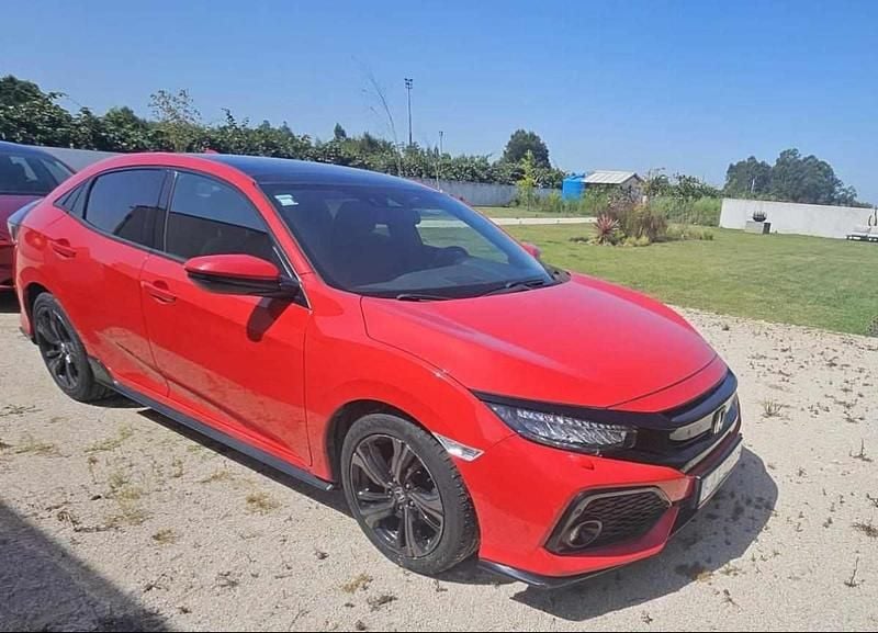 Vermelho Usado 2019 Honda Civic Citadino | € 22.000 (Super Preço) - Imagem 1/4