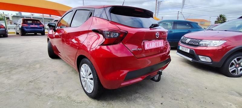 Usado Nissan Micra Visia 70 HP (51 kW) 2018 Vermelho Citadino