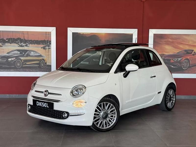 Branco Usado 2017 Fiat 500 Lounge Citadino | € 13.990 (Preço elevado) - Imagem 1/4
