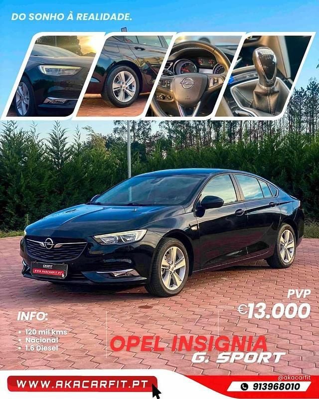 Preto Usado 2018 Opel Insignia Business Edition Sedan | € 13.000 (Preço justo) - Imagem 1/4
