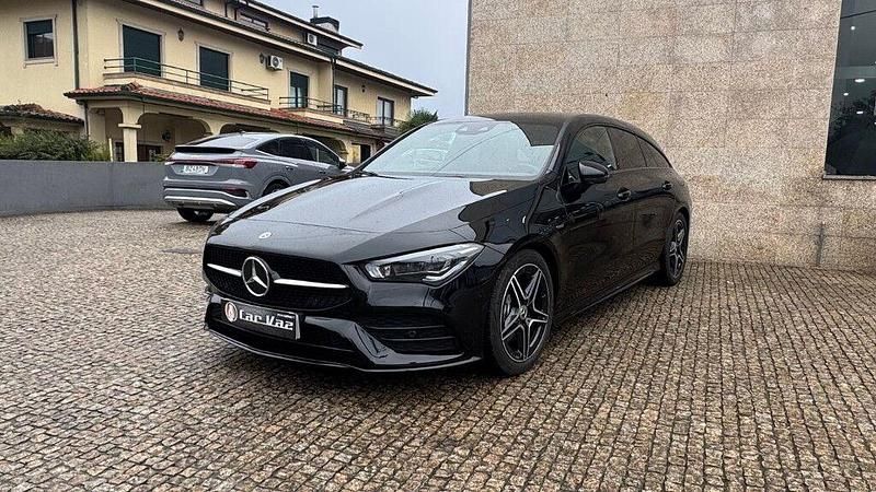Preto Usado 2021 Mercedes CLA220 AMG line Sedan | € 32.950 - Imagem 1/4