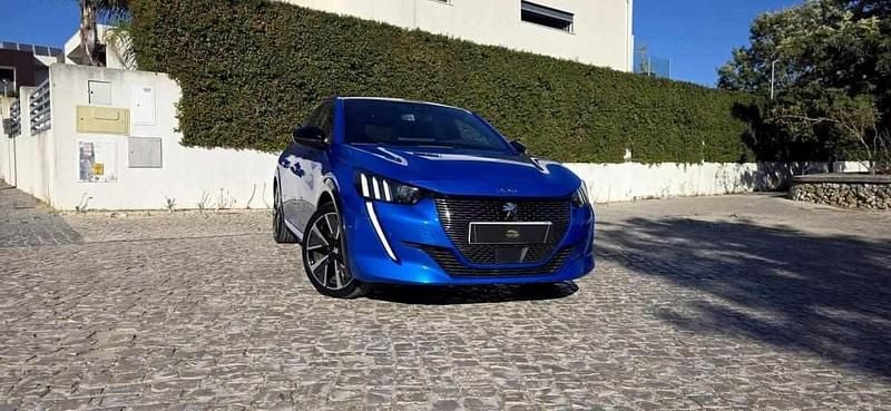 Azul Usado 2021 Peugeot 208 Citadino | € 19.500 (Preço elevado) - Imagem 1/4
